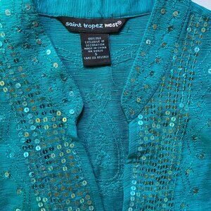 Vintage Silk & Sequin Tunic
